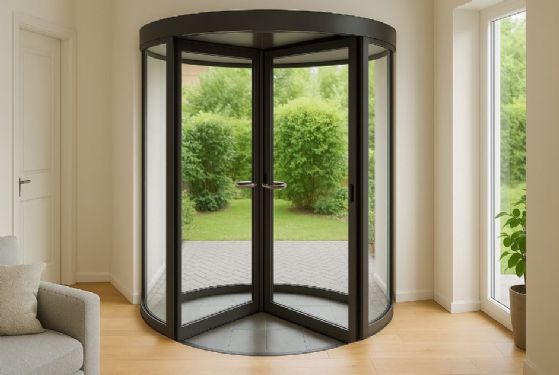 旋轉門設計指南：款式比較、空間搭配與裝修注意事項